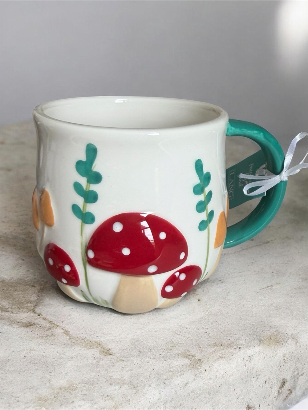 Lang Hand-painted Mushrooms Garden 3D 16 oz